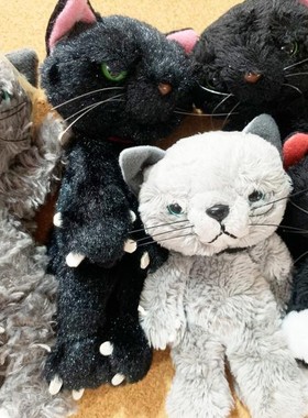 日单Tamino Maita黑色米田民穗猫拽猫不爽猫公仔毛绒挂件挂饰玩偶