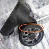 攀岩者配件轮子铝框拉杆箱轮子配件 行李箱轮子配件 20寸24寸轮子