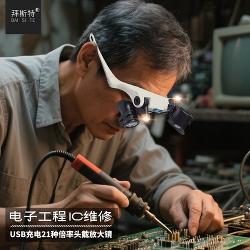 放大镜拜斯特25倍修表鉴定放大镜