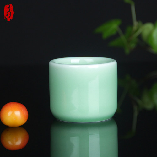 青瓷杯陶瓷普洱茶水杯