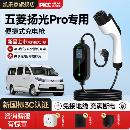 五菱扬光Pro随车充电枪