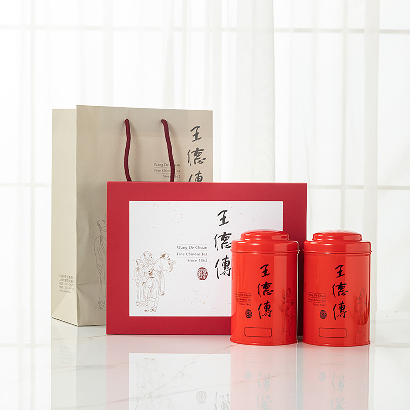 王德传台湾乌龙茶茶叶礼盒装300g