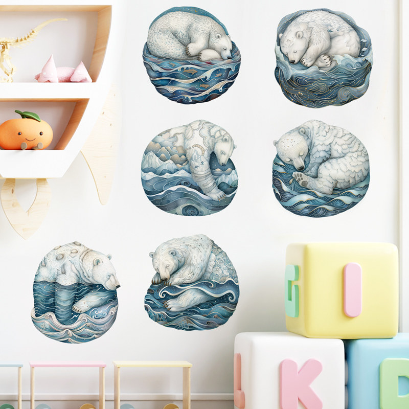 儿童房PVC可移背胶墙面贴纸