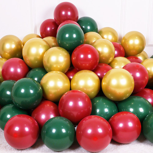 圣诞节气球场景布置装饰