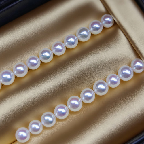 天然淡水珍珠极光正圆无暇裸珠3-4mm淡水珍珠2-3-4-5-6-7mm