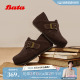 Bata巴斯克勃肯2026春商场新款 31502AM6 休闲舒适通勤牛剖层革单鞋