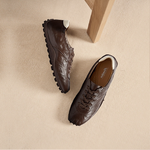 【K姐推荐】Bata羊皮复古德训休闲运动鞋ABI25AM6