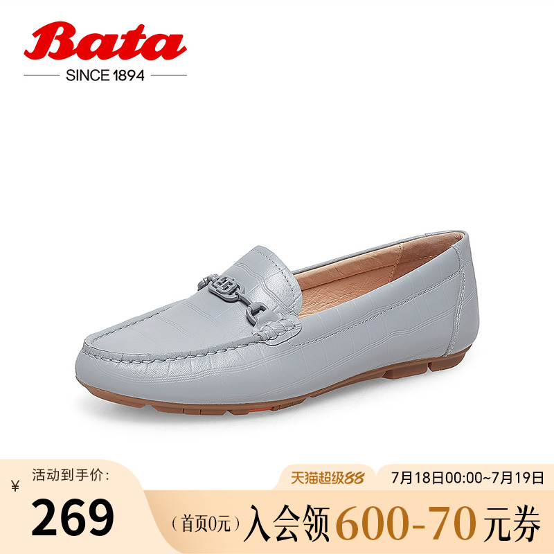 2023乐福鞋BATA软底复古