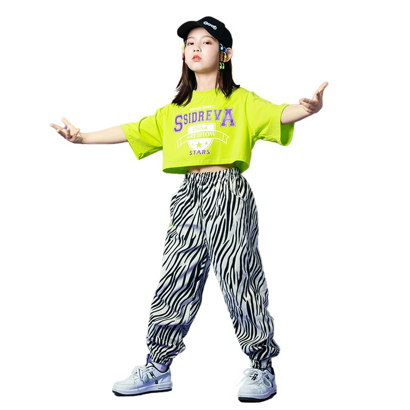 男童街舞套装春装儿童爵士舞服装帅气hiphop演出服女童嘻哈运动会