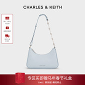 CHARLES&KEITH可露丽CK2 新年礼物 20271604通勤简约腋下包hobo
