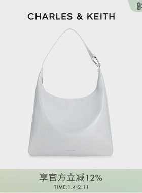 CHARLES&KEITH秋冬女包CK2-40782361大容量子母单肩托特包腋下包