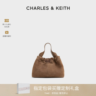 3复古简约手提水桶包云朵包 10151320 CHARLES&KEITH25冬新品 CK2
