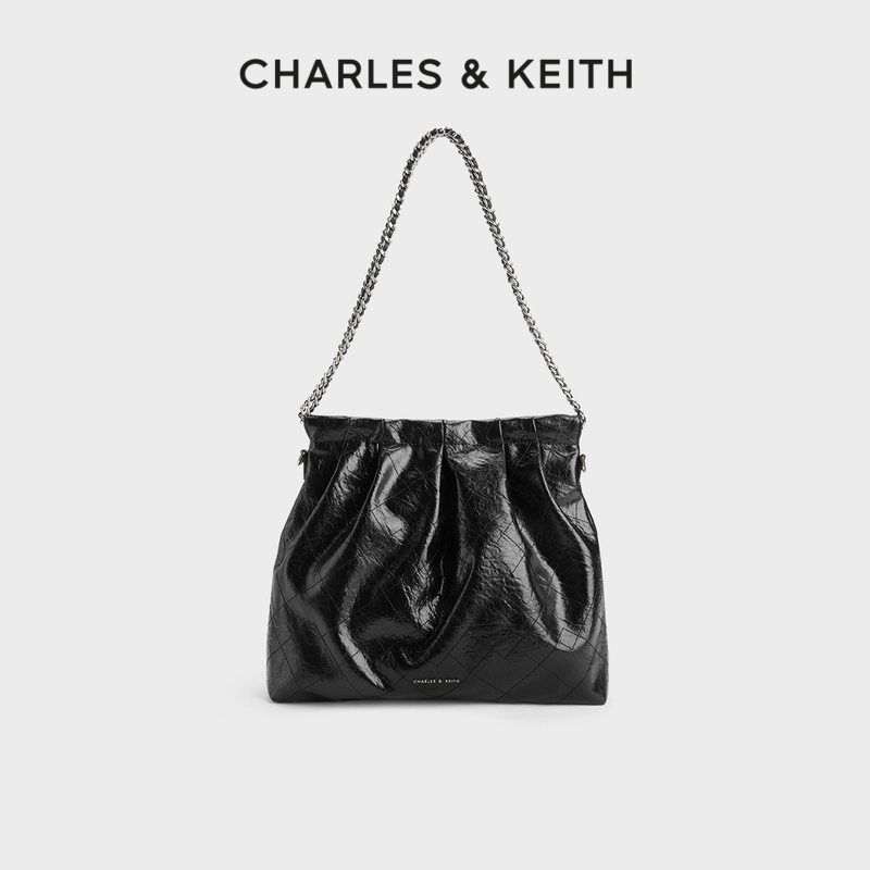 【春夏穿搭】CHARLES&KEITH大号CK2-40671449链条单肩托特流浪包