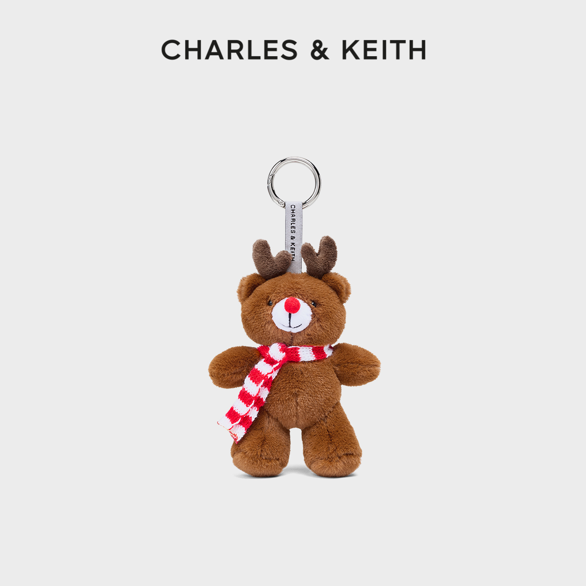 CHARLES&KEITH毛绒小熊包挂