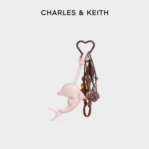 CHARLES&KEITH时尚海豚串珠包挂