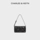 B菱格珍珠手提腋下包 20701600 新年礼物 CHARLES&KEITH25冬CK2