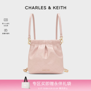 CHARLES&KEITH新品 CK2 520礼物 60782390迷你单肩双肩流浪包