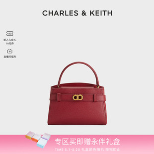 50270880手提单肩凯莉包女包 CHARLES＆KEITH气质CK2 520礼物