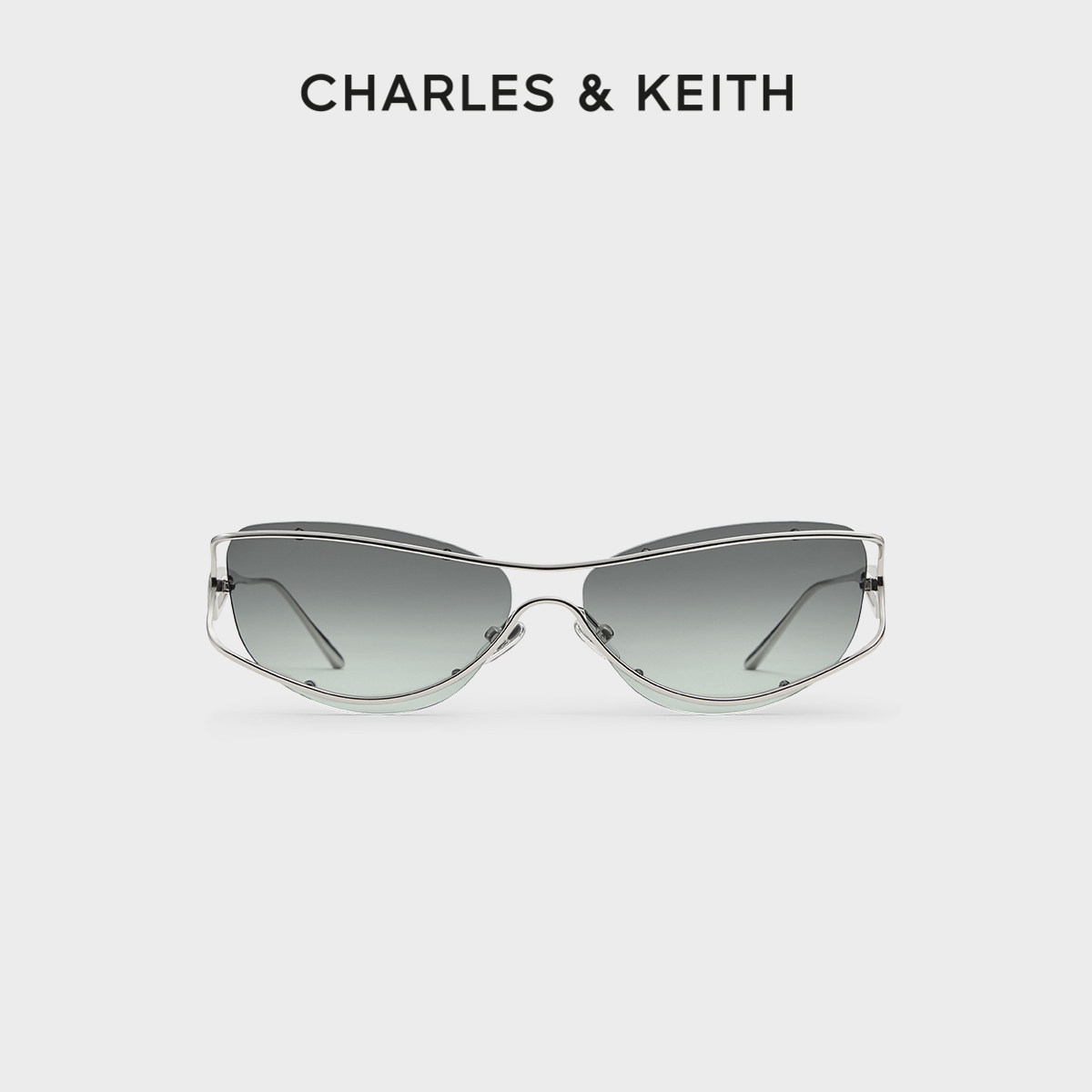 CHARLES&KEITH26春新品CK3-81280625无边框赛博科技风太阳镜墨镜,箱包皮具/热销女包/男包,包袋配件,淘宝优惠券,粉丝福利购,淘宝优惠卷