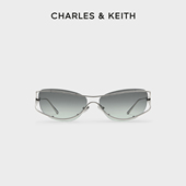 CHARLES&KEITH26春新品 CK3 81280625无边框赛博科技风太阳镜墨镜