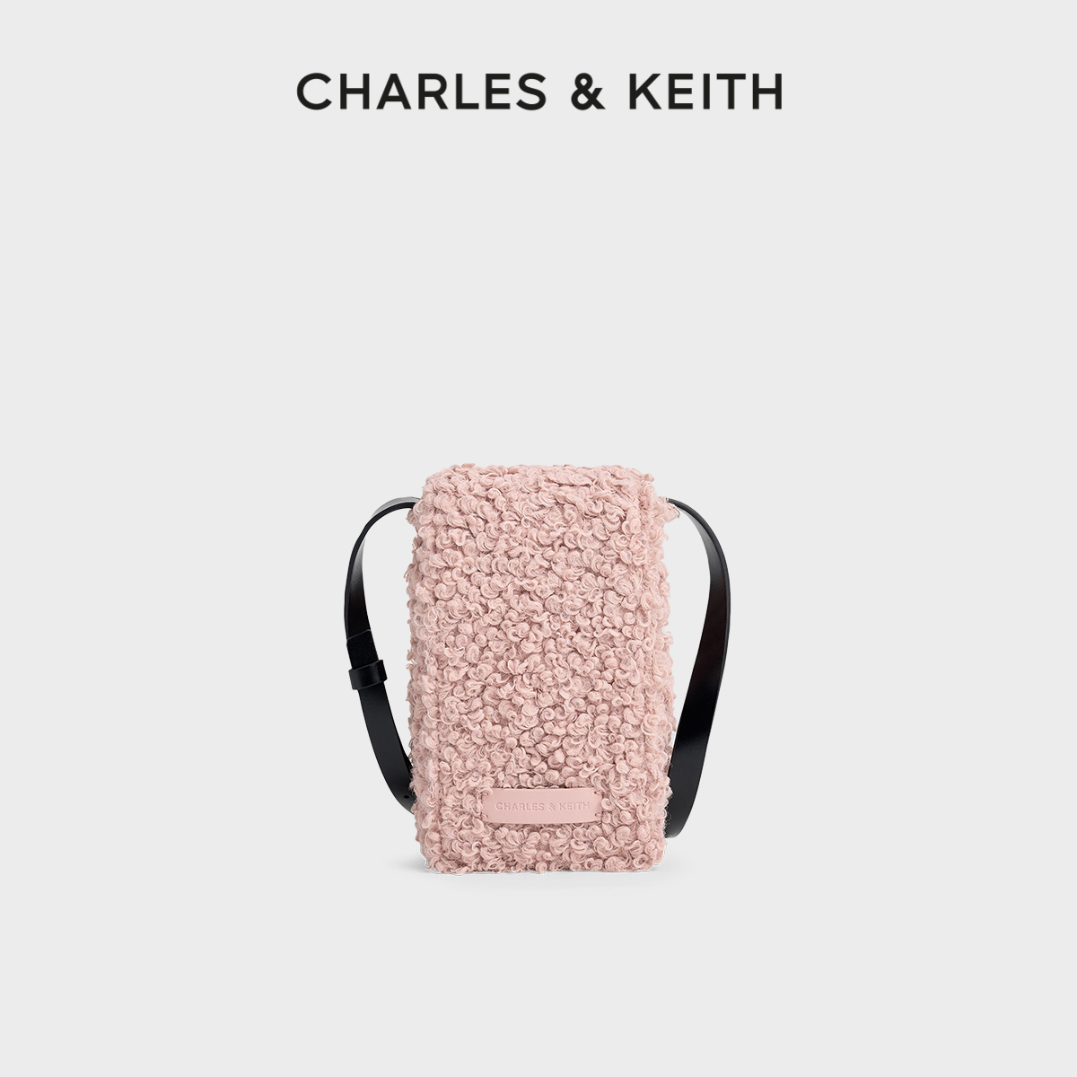 毛绒斜挎手机包女包CHARLESKEITH