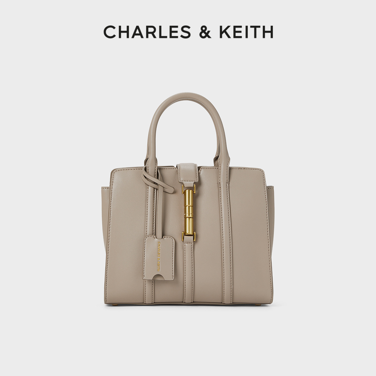 CHARLES&KEITH24夏季新品CK2-30271414通勤吸扣托