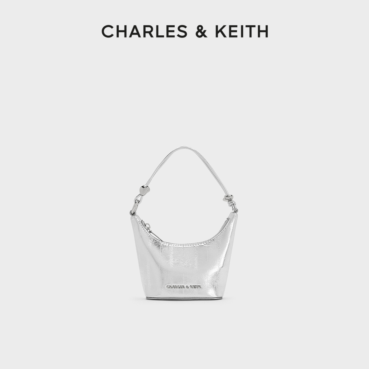CHARLESKEITH鳗鱼纹迷你手提包