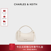CHARLES&KEITH26春新品 CK2 30160255蝴蝶结多巴胺手提斜挎小方包