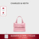 10151494 CHARLES&KEITH26春新品 CK2 A芭蕾风蝴蝶结手提包斜挎包