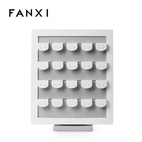 凡西fanxi耳环展示架实木四面