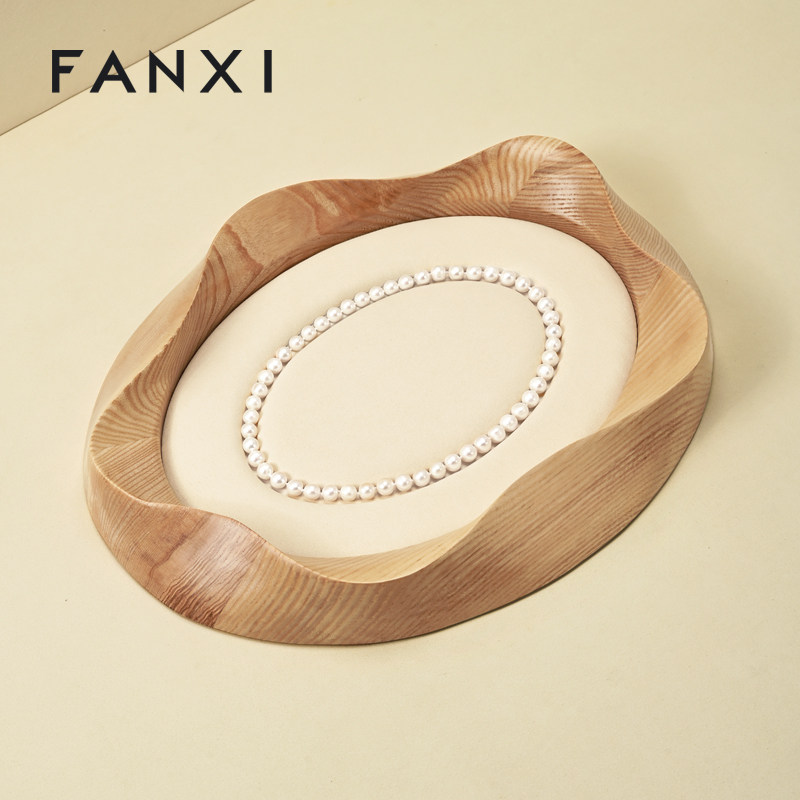 凡西FANXI实木珍珠首饰托盘