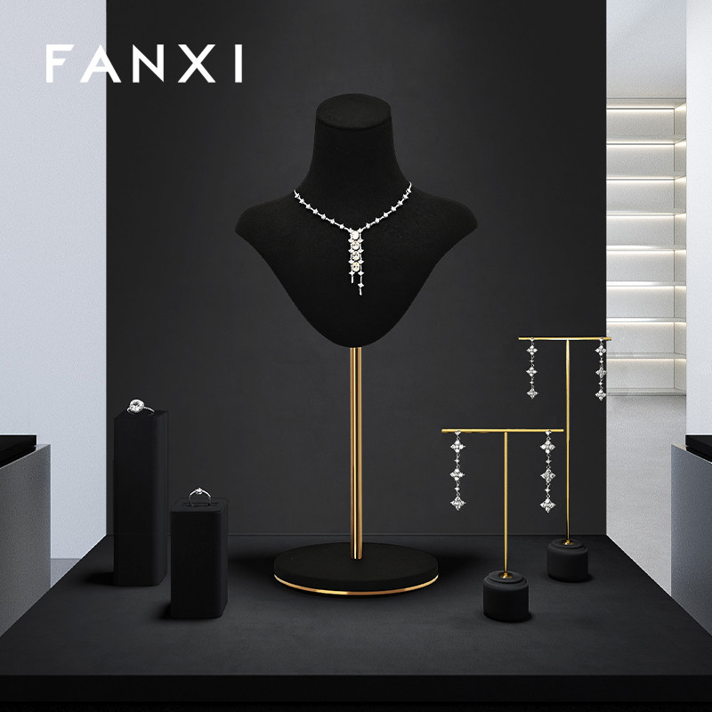 凡西FANXI项链超纤首饰珠宝颈模