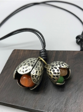 新品例外风格复古彩石文艺范花蕊