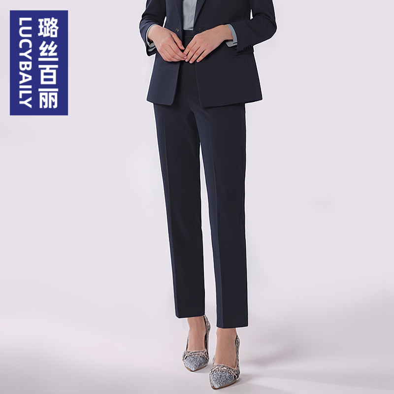 西装裤直筒裤女2025新款职业OL正装休闲裤商务通勤工作服气质长裤
