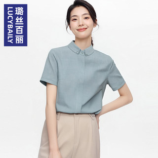 短袖衬衫女夏薄款2025新款轻奢高级感法式气质上衣白色职业装衬衣