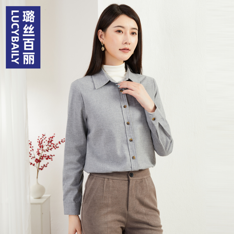 内搭叠穿高端通勤女衬衫