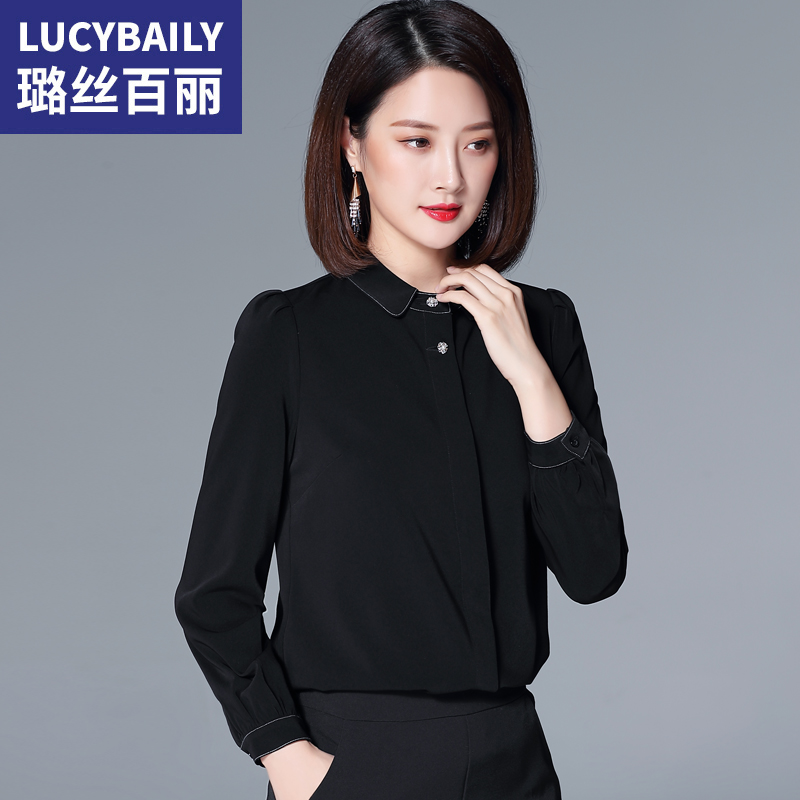 璐丝百丽春秋新款时尚雪纺衬衫