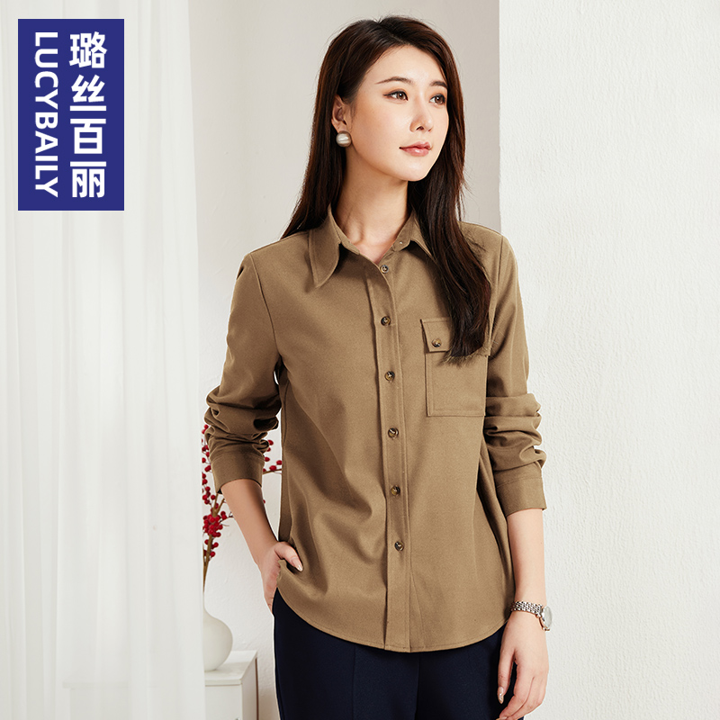 高级感气质通勤衬衫女