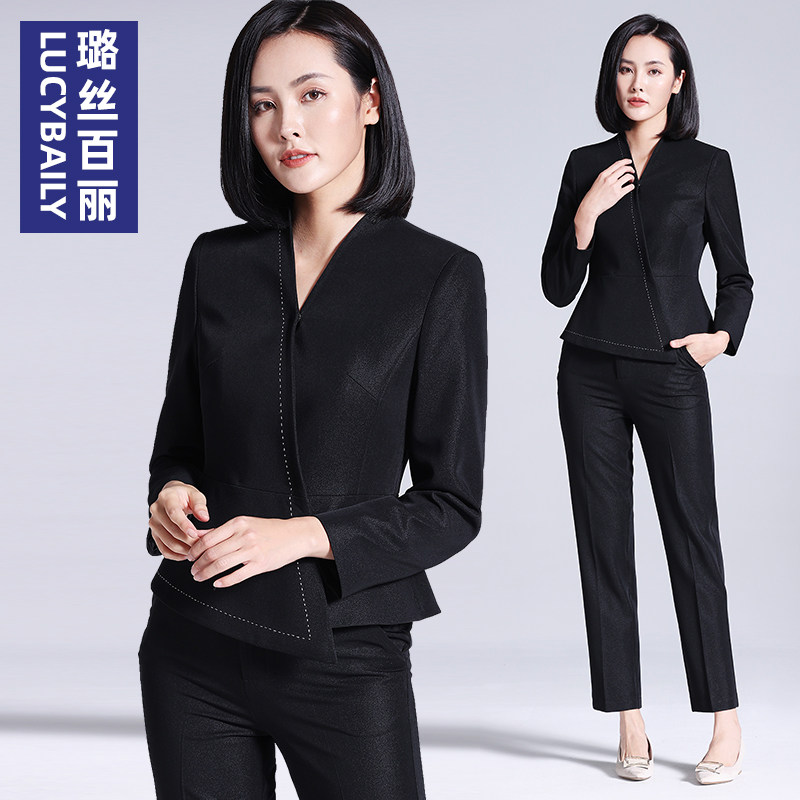 璐丝百丽通勤长袖藏肉显瘦