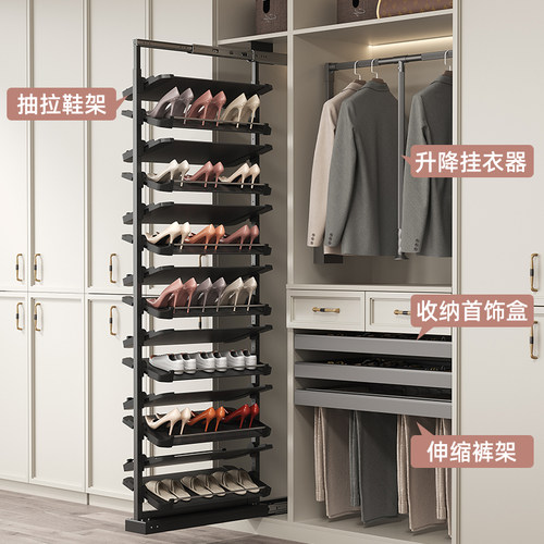 聚梦抽拉式鞋架鞋柜免费定制尺寸