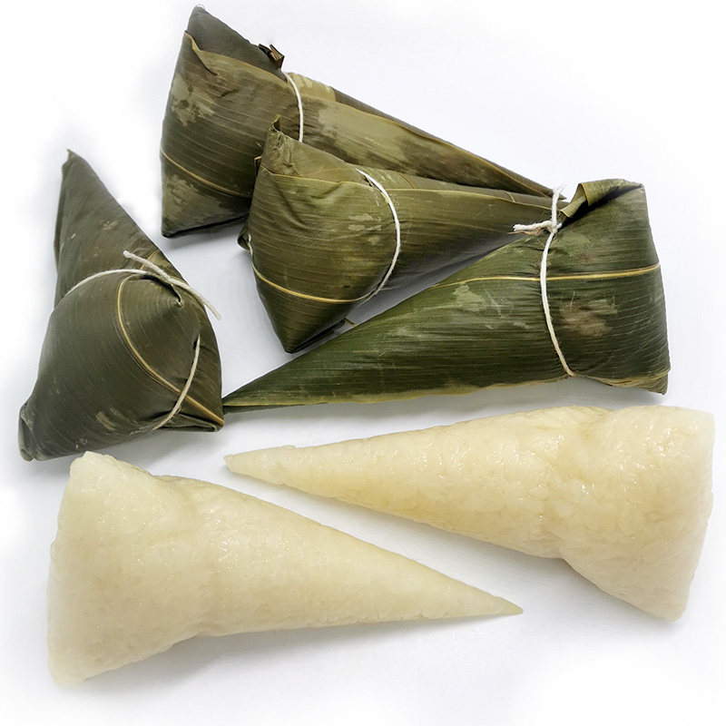 白米粽子湖北恩施手工清水粽纯糯米迷你小粽子原味湖北特产端午粽