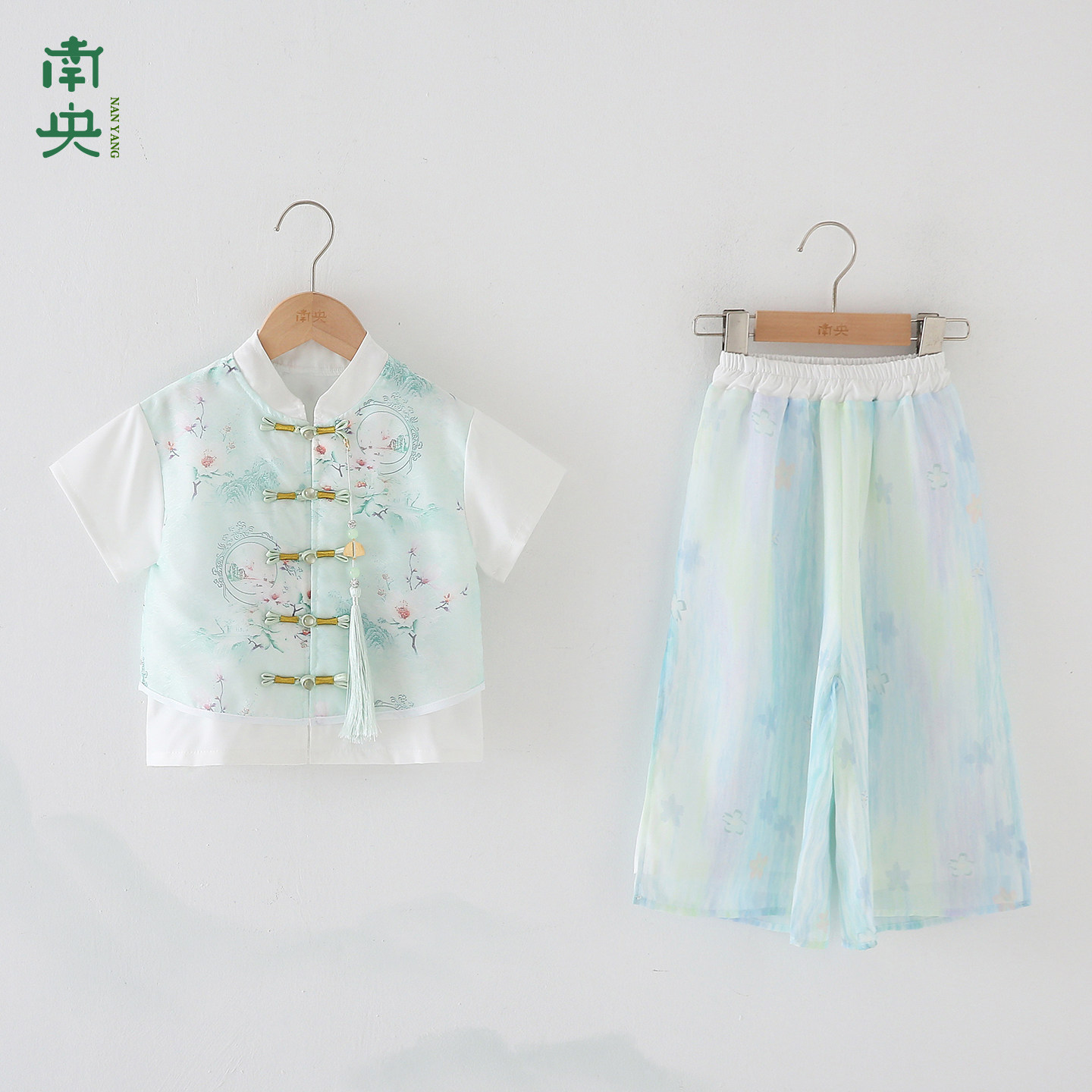 南央童装汉服男童新中式套装夏季图片