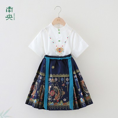 男童汉服夏季马面裙儿童古风套装