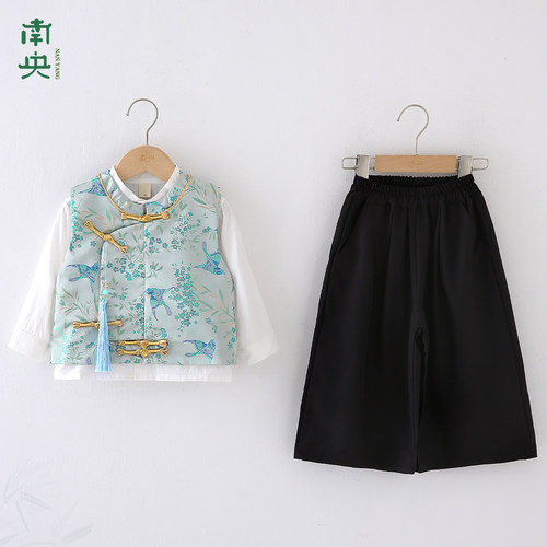 中秋节儿童服装男童新中式汉服