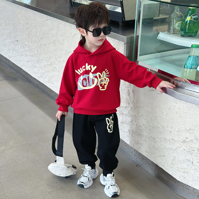 小孩衣服男童套装春秋2025新款