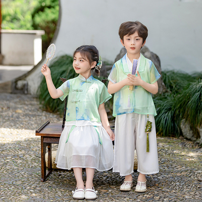 国风童装新中式男童汉服日常可穿