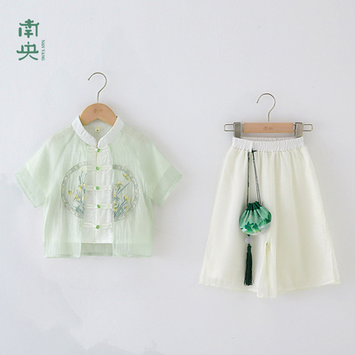 古风汉服男童新中式男孩唐装夏季