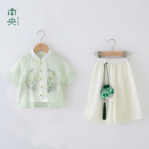 古风汉服男童新中式男孩唐装夏季