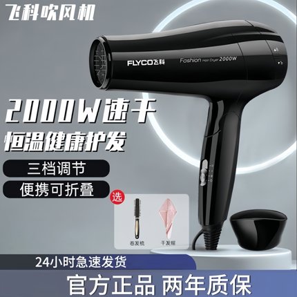 飞科吹风机家用大功率负离子护发速干宿舍用学生发廊专用电吹风筒