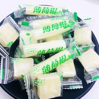 四川何师傅老式薄荷糖棍薄荷丁2斤散装清凉糖果经典怀旧零食小吃